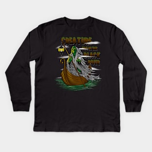 Pay the Gill-Man Kids Long Sleeve T-Shirt